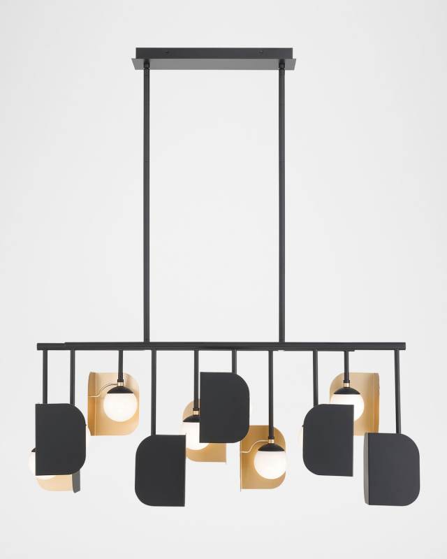 Cornice 45" 10-Light LED Linear Chandelier